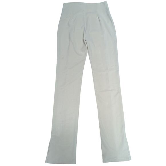 Anthropologie En Saison XS Cream Tailored Slim Bootcut Pants Stretch Neutral - Picture 4 of 6